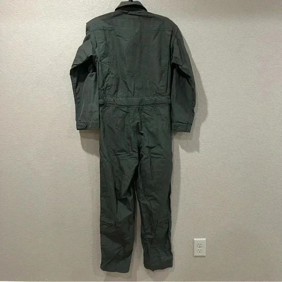 Military Coveralls Flyers Summer Fire Resistant Green 36R Gibraltar Industries - Picture 3 of 16